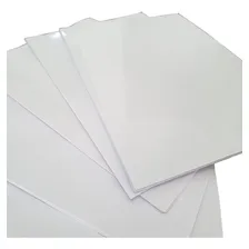 Papel Adesivo A4 Glossy 80g Prova D'água Premium 100 Folhas Cor Branco Brilhante Foto mini  2