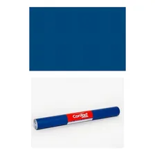 Papel Adesivo Contact Azul Fosco Lavável 45cm X 10 Metros Cor Azul Fosco Opaco Foto mini 1