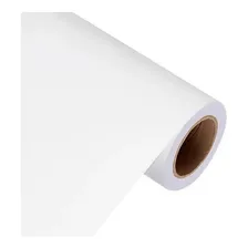 Papel Adesivo Contact Branco Fosco Opaco Lavável 45cm X 2mt Foto mini 1
