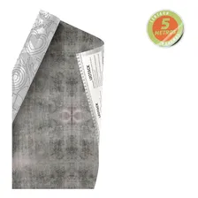Papel Adesivo Envelopamento M贸veis, Parede Multiuso 5 Metros Cor Cimento Queimado Foto mini 1