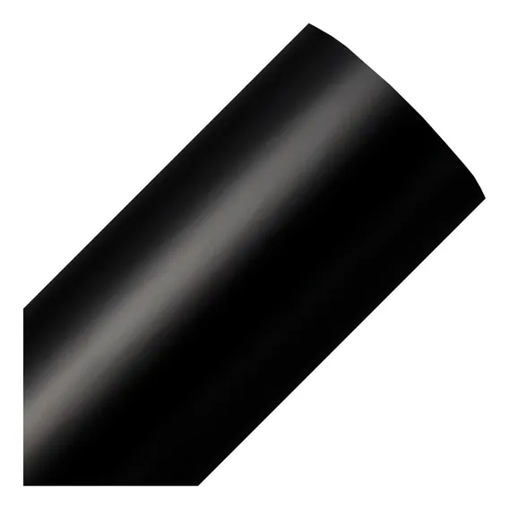 Papel Adesivo Preto Fosco Envelopamento Automotivo 5m X 60cm Foto 1