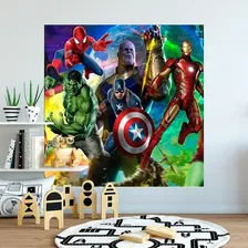 Papel Adesivo Quarto Menino Avengers Vingadores 2,00 X 1,00 Cor Adesivo Para Quarto Menino Vingadores Foto mini  3