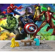 Papel Adesivo Quarto Menino Avengers Vingadores 2,00 X 1,00 Cor Adesivo Para Quarto Menino Vingadores Foto mini 4