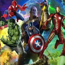 Papel Adesivo Quarto Menino Avengers Vingadores 2,00 X 1,00 Cor Adesivo Para Quarto Menino Vingadores Foto mini  2