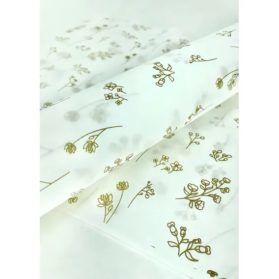 Papel Antigordura (40 X 28 ) - Linha Floral - 500 Folhas Foto 1