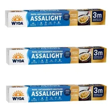 Papel Assalight Premium 3 Metros Wyda Kit Com 3 Rolos Foto mini 3