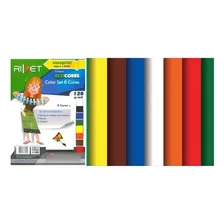 Papel Bloco Criativo A4 8 Cores 24 Fls120g Ridet Novaprint Foto mini  2