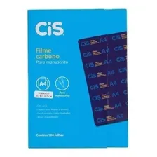 Papel Carbono Filme Azul Manuscrito Caixa Com 100 Fls - Cis Foto mini 1