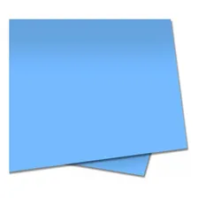 Papel Cartolina Dupla Face Colorset 48x66 Pct C/ 20 Cor Azul-claro Liso Foto mini 2