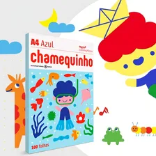 Papel Chamequinho A4 Azul 75g/m2 / 100fl / Chamex Foto mini 1