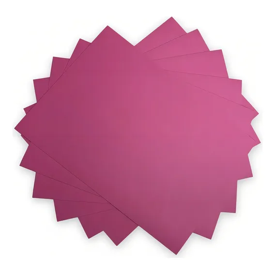 Papel Color Plus Cancun 30x30cm 180g - 50 Folhas Cor Pink Lisa Foto 1