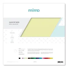 Papel Color Pop Amarelo Candy Mimo 30,5x30,5cm 180g 25 Fls Foto mini 1