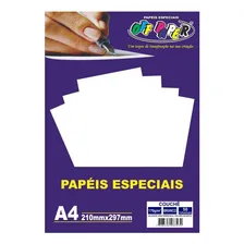 Papel Couchê A4 Branco 170g Off Paper 50 Folhas Foto  mini 1