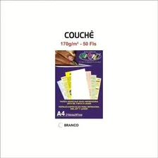 Papel Couchê A4 Branco 170g Off Paper 50 Folhas Foto mini  2