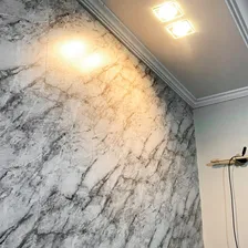 Papel De Parede Adesivo Mármore Carrara Foto mini 4