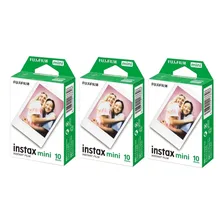 Papel Filme Para Instax Mini 7, 8, 9, 11, 12 - Pack 30 Fotos Cor Branco Foto  mini 1