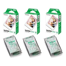 Papel Filme Para Instax Mini 7, 8, 9, 11, 12 - Pack 30 Fotos Cor Branco Foto mini  2