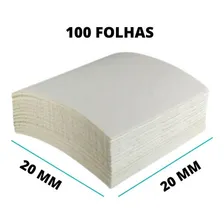 Papel Filtro Mata Borrão 250g 200x200mm Pacote C/ 100 Folhas Foto mini 3