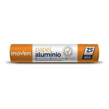 Papel Folha Alumínio 7,5metros X 30cm Rolo Bobina Inoven Foto mini 2