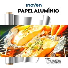 Papel Folha Alumínio 7,5metros X 45cm Rolo Bobina Inoven Foto mini 2