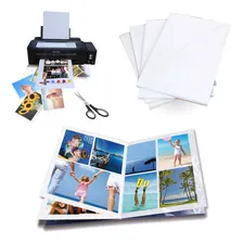 Papel Fotográfico 100 Folhas Foto Glossy 180g A4 Brilho Foto mini 4