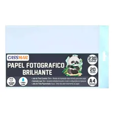 Papel Fotográfico 230g Glossy A4 À Prova D´água 100 Folhas Foto mini  3