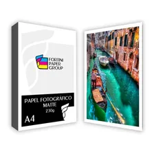 Papel Fotográfico A4 Matte Fosco 230g Branco 100 Folhas Foto  mini 1
