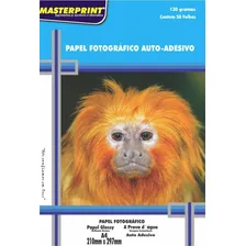 Papel Fotográfico Adesivo A4 Glossy 130g 50 Folhas Masterprint Foto mini 2