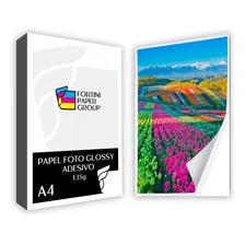 Papel Fotográfico Adesivo A4 Glossy 135g 2000 Folhas Premium Cor Branco Foto mini 1