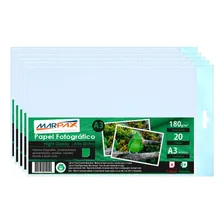 Papel Fotográfico Brilhante A3 180g 100 Folhas Foto mini 1