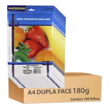 Papel Fotográfico Dupla Face Masterprint A4 180g 100 Folhas Foto mini 2