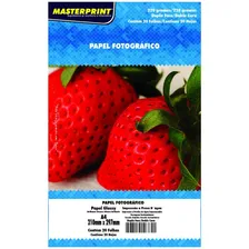 Papel Fotográfico Dupla Face Masterprint A4 220g 100 Folhas Foto  mini 1