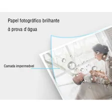 Papel Fotográfico Glossy A4 Jojo Paper 20 Folhas 180g Sem Adesivo Foto mini 4