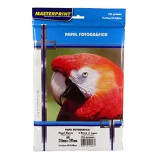 Papel Fotográfico Glossy Masterprint A4 135 Gramas 250 Folha Foto  mini 1