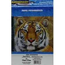 Papel Fotográfico Glossy Masterprint A4 230 Gramas 250 Folha Foto mini 3