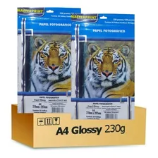 Papel Fotográfico Glossy Masterprint A4 230 Gramas 250 Folha Foto mini 2