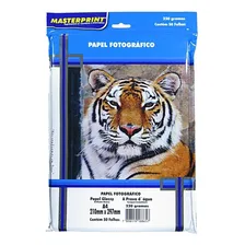 Papel Fotográfico Glossy Masterprint A4 230 Gramas 250 Folha Foto mini 1