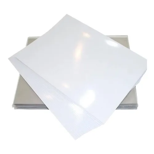 Papel Glossy Adesivo 115g A4 Foto Branco Brilhante 100 Fls Foto 1