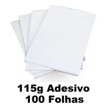 Papel Glossy Adesivo 115g A4 Foto Branco Brilhante 100 Fls Foto mini  2