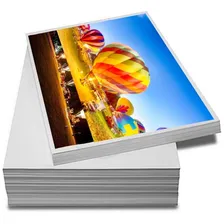 Papel Glossy Fotográfico135 Gr (brilhante) Photo 100 Folhas Cor Branco Foto  mini 1