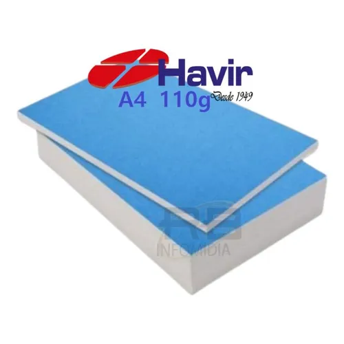 Papel Havir Transfer Sublimatico A4 Fundo Azul 200 Folhas Foto 1