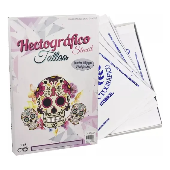 Papel Hectográfico 25un Stencil Tattoo A4 Stencil A4 Tts Foto 1