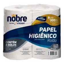 Papel Higienico 100% Celulose 8 Rolos 300 Metros Foto mini 4