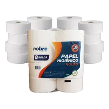 Papel Higienico 100% Celulose 8 Rolos 300 Metros Foto mini  2