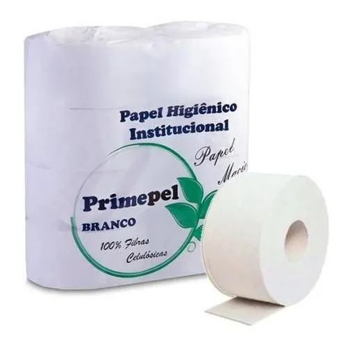 Papel Higiênico Rolão Luxo 08 Unidades 300 Metros Foto 1
