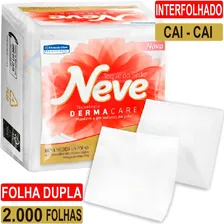 Papel Higiênico Neve Folha Dupla Interfolhado C/ 2.000 Fls Foto mini 1