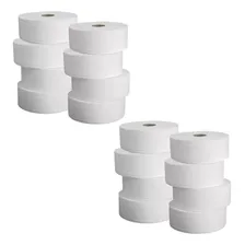 Papel Higiênico Rolão 100% Celulose C/ 16 Rolos 300 Metros Foto  mini 1