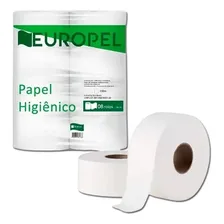 Papel Higiênico Rolão 100% Celulose C/ 16 Rolos 300 Metros Foto mini  2