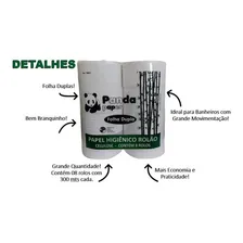 Papel Higiênico Rolão Celulose 8 Rolos Folha Dupla Foto mini 4