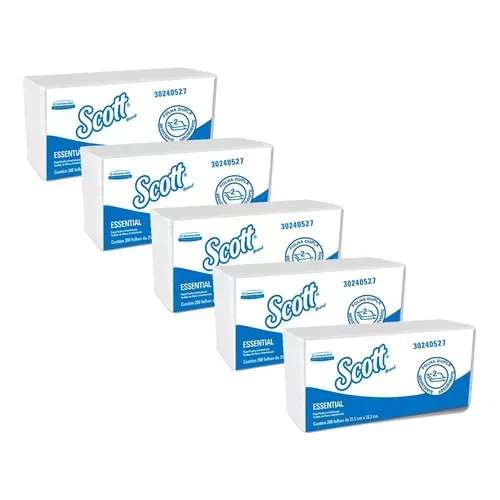 Papel Interfolha Folha Dupla Scott Kimberly Kleenex 1000f Foto 1